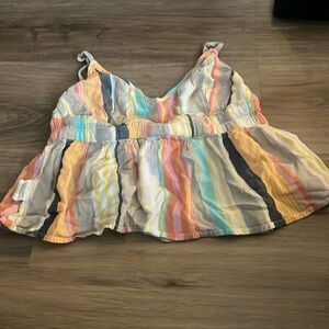 killer dana cropped flowy tank top
